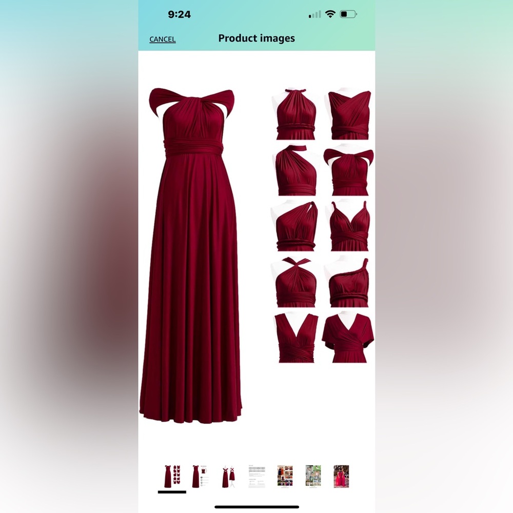 72 styles infinity bridesmaid dress - size OS Plus